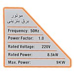 مشخصات موتور برق H 10000 D-G هواسدان