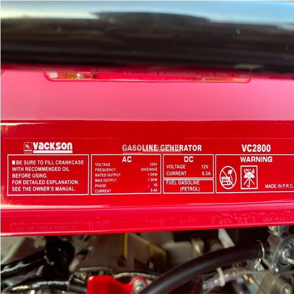 موتور برق بنزینی واکسون 1.5 کیلو وات مدل VC2800