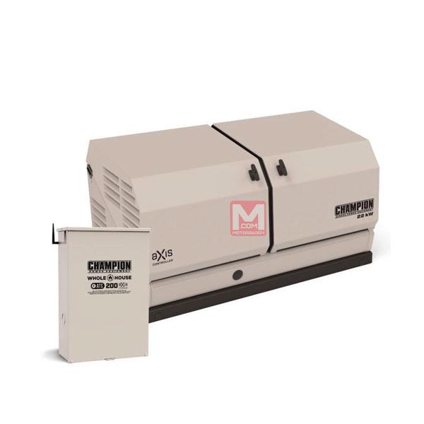 champion-generator-20kw ژنراتور گازسوز بی صدا ۲۰کیلووات سه فاز چمپیون آمریکا